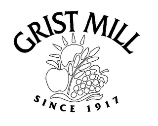GRIST MILL SINCE 1917 logo