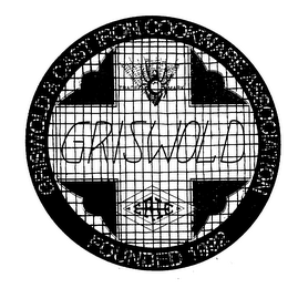 GRISWOLD & CAST IRON COOKWARE ASSOCIATION GRISWOLD FOUNDED 1992 ERIE logo