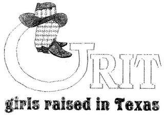 GRIT GIRLS RAISED IN TEXAS logo