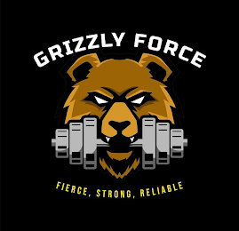 GRIZZLY FORCE FIERCE, STRONG, RELIABLE logo