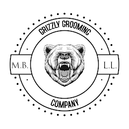 GRIZZLY GROOMING COMPANY M.B. L.L. logo