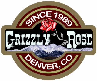 GRIZZLY ROSE  SINCE 1989  DENVER, CO logo