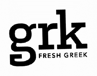 GRK FRESH GREEK logo