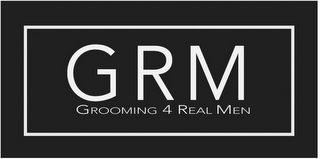 GRM GROOMING 4 REAL MEN logo
