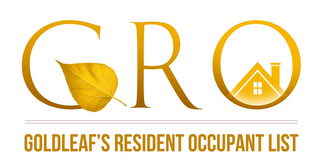 GRO GOLDLEAF'S RESIDENT OCCUPANT LIST logo