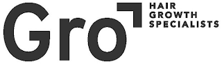 GRO HAIR GROWTH SPECIALISTS logo