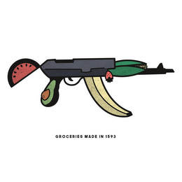 GROCERIES MADE IN 1593 logo