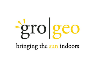 GROGEO BRINGING THE SUN INDOORS logo