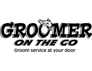 GROOMER ON THE GO GROOM SERVICE AT YOUR DOOR logo