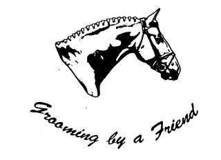 GROOMING BY A FRIEND logo