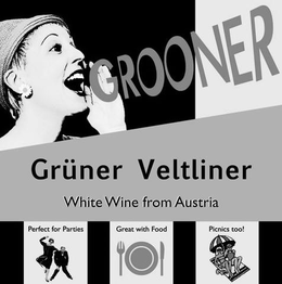 GROONER GRÜNER VELTLINER WHITE WINE FROM AUSTRIA PERFECT FOR PARTIES GREAT WITH FOOD PICNICS TOO! logo