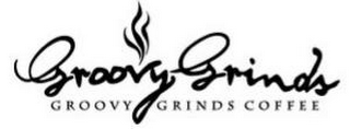 GROOVY GRINDS GROOVY GRINDS COFFEE logo