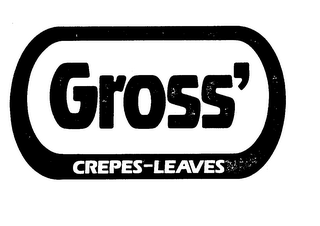 GROSS' CREPES-LEAVES logo