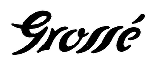 GROSSE logo