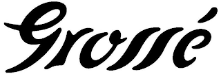 GROSSÉ logo