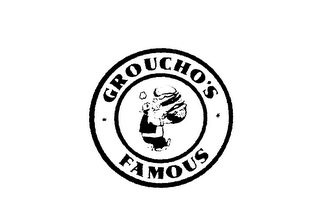 GROUCHO'S FAMOUS logo
