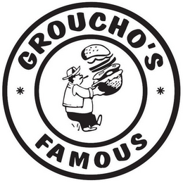 GROUCHO'S FAMOUS logo