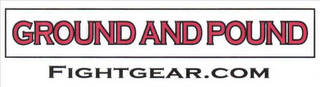 GROUND AND POUND FIGHTGEAR logo