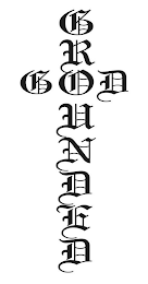 GROUNDED GOD logo