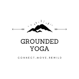 GROUNDED YOGA CONNECT.MOVE.REWILD logo