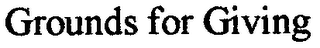 GROUNDS FOR GIVING logo