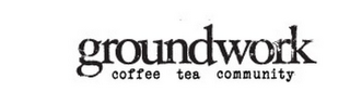 GROUNDWORK COFFEE TEA COMMUNITY logo
