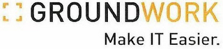 GROUNDWORK MAKE IT EASIER. logo