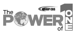 GROUP CBS THE POWER OF ONE logo