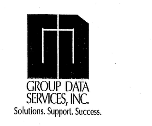 GROUP DATA SERVICES, INC. SOLUTIONS. SUPPORT. SUCCESS. logo