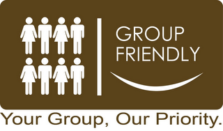 GROUP FRIENDLY YOUR GROUP, OUR PRIORITY. logo