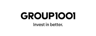 GROUP1001 INVEST IN BETTER. logo
