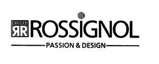 GROUPE RR ROSSIGNOL PASSION & DESIGN logo