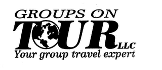 GROUPS ON TOUR LLC YOUR GROUP TRAVEL EXPERT logo