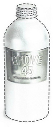 GROVE 45 EXTRA VIRGIN OLIVE OIL logo