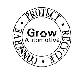 GROW AUTOMOTIVE CONSERVE PROTECT RECYCLE