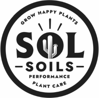GROW HAPPY PLANTS SOL SOILS PERFORMANCE PLANT CARE logo