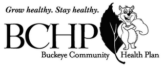 GROW HEALTHY. STAY HEALTHY. BCHP BUCKEYE COMMUNITY HEALTH PLAN logo
