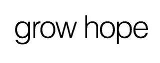 GROW HOPE logo