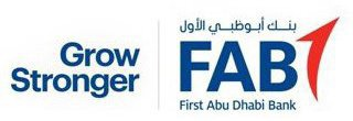 GROW STRONGER FAB FIRST ABU DHABI BANK logo