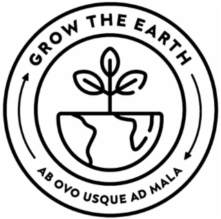 GROW THE EARTH AB OVO USQUE AD MALA logo