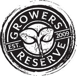 GROWERS RESERVE EST. 2009 logo