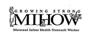 GROWING STRONG MIHOW MATERNAL INFANT HEALTH OUTREACH WORKER logo
