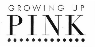 GROWING UP PINK logo