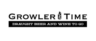 GROWLER TIME DRAUGHT BEER AND WINE TO GO logo