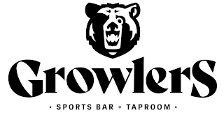 GROWLERS · SPORTS BAR + TAPROOM · logo