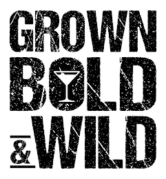 GROWN BOLD & WILD logo