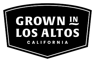 GROWN IN LOS ALTOS CALIFORNIA logo