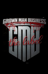 GROWN MAN BUSINESS GMB ... THE LABEL logo