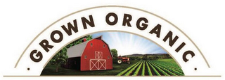 .GROWN ORGANIC. logo