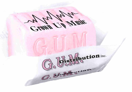 GROWN UP MUSIC G.U.M. DISTRIBUTION INC. logo